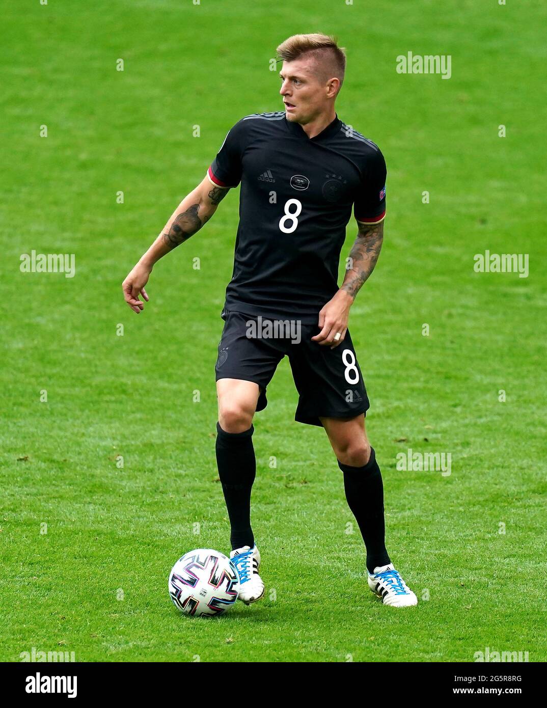 Germany's Toni Kroos in action during the UEFA Euro 2020 round of 16 match at Wembley Stadium, London. Picture date: Tuesday June 29, 2021. Stock Photo