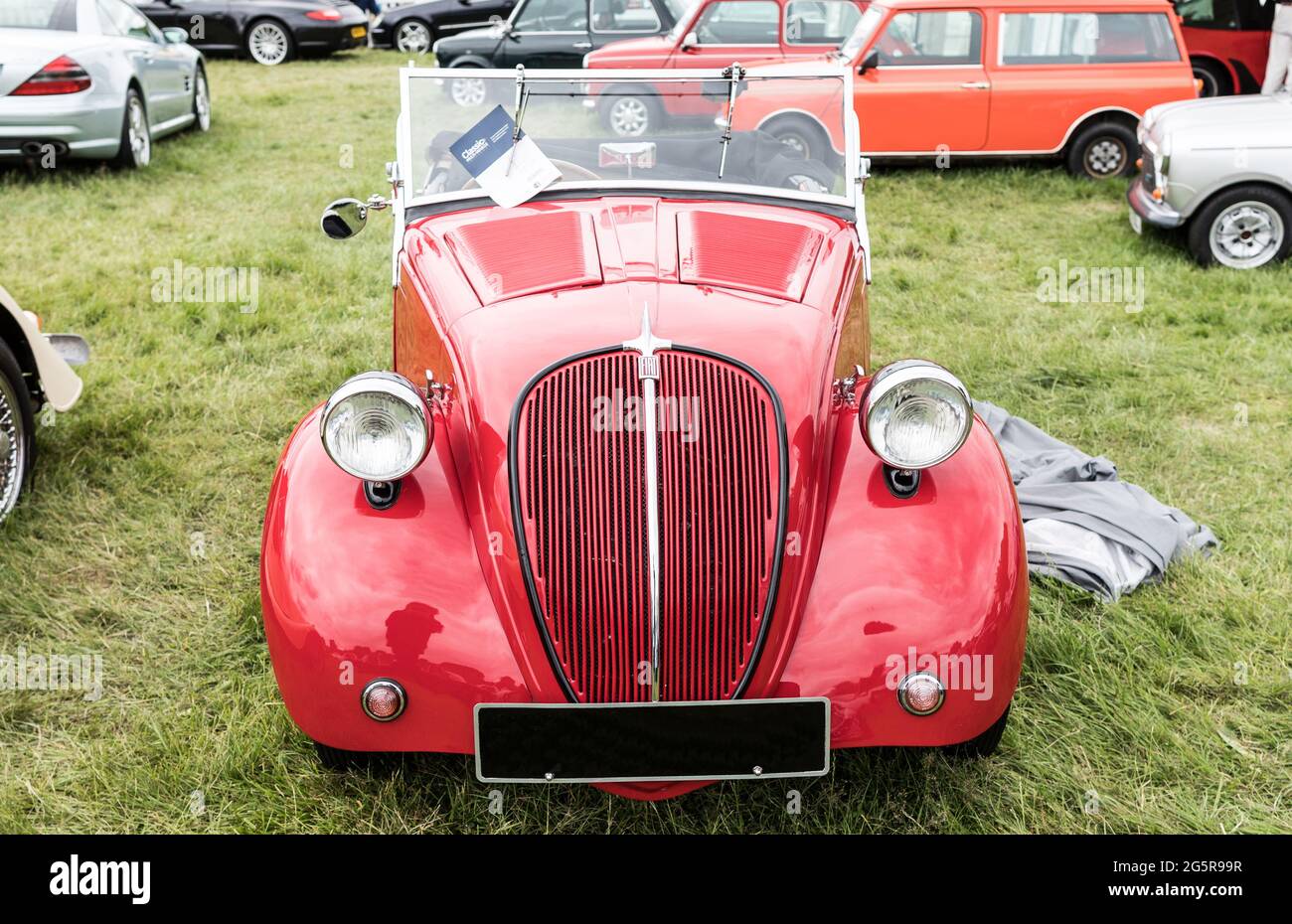 Fiat 500 Topolino Smith Special At the Classic Car show Syon Park 2021 London UK Stock Photo
