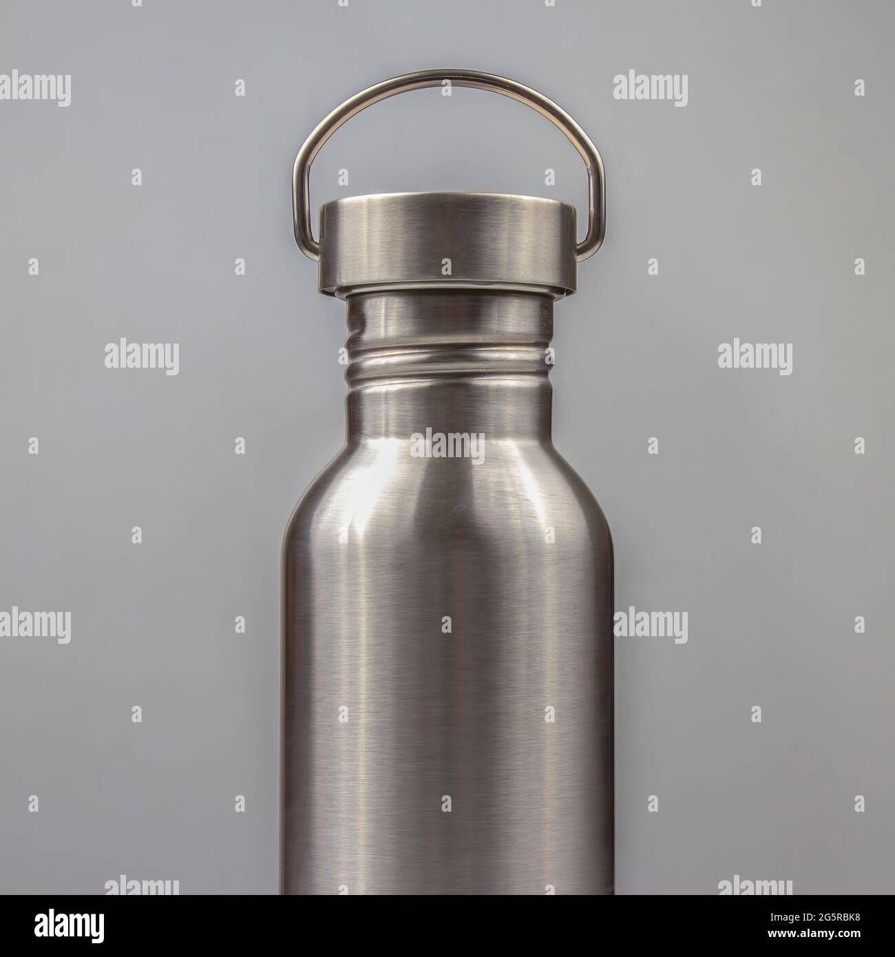 metal steel water flasks. metal drinking utensils Stock Photo Alamy