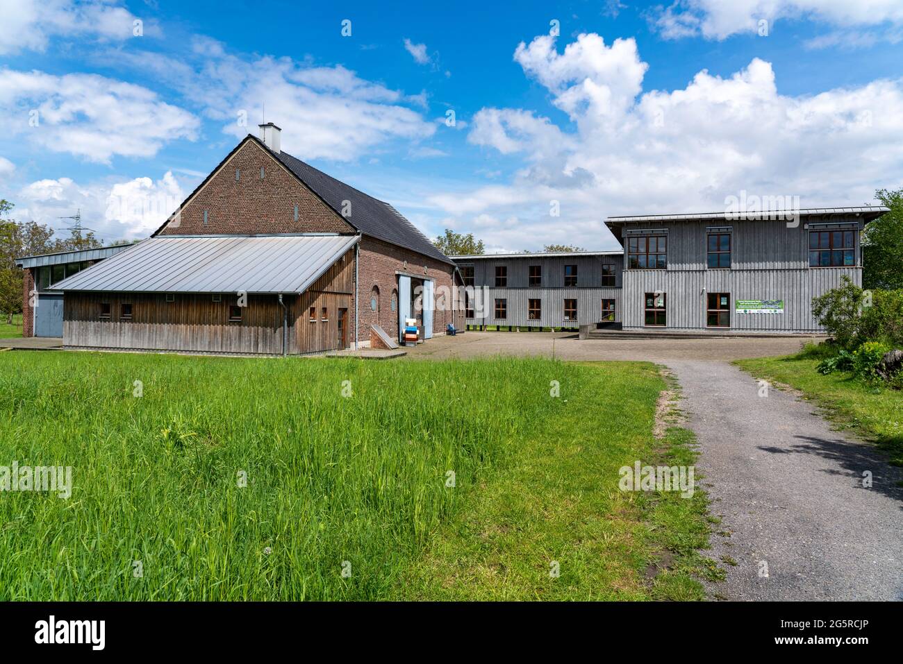 RVR Visitor Centre Emscher Landscape Park, Haus Ripshorst, former estate, Oberhausen, NRW, Germany, Stock Photo