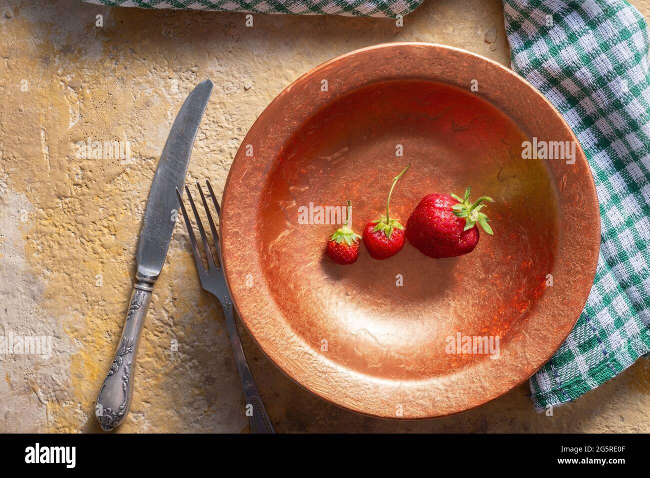 Summer Fruit Strawberry, spinach Salad with walnut, feta cheese