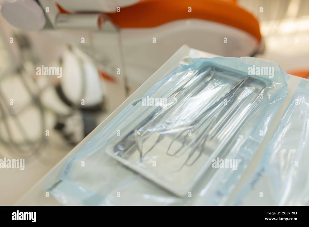 Narrow Deep Instruments Dentist's instruments with shallow depth of field Stock Photo - Alamy