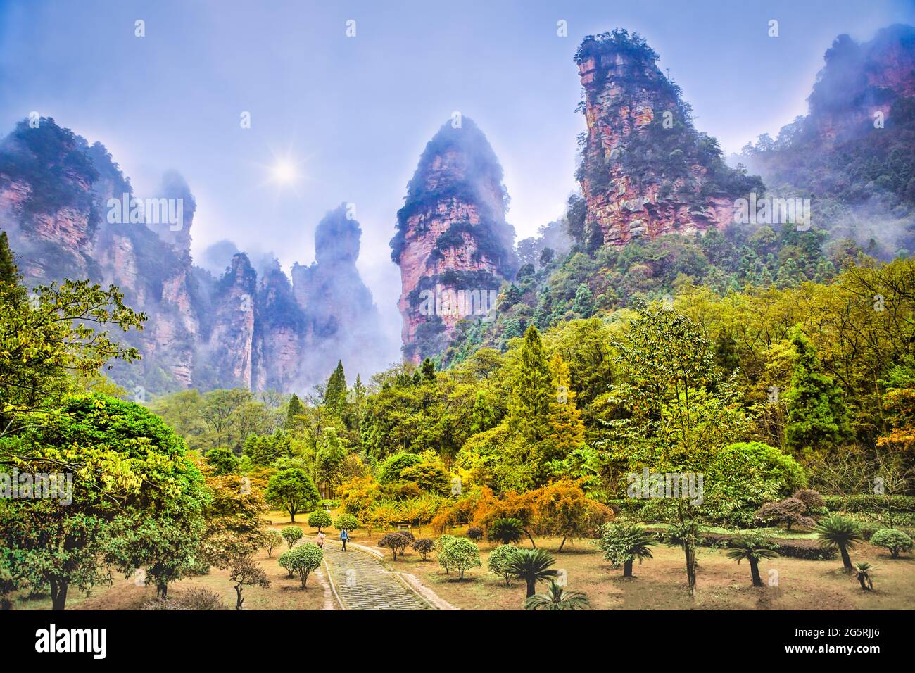 China,Hunan Province, Near Zhangjiajie City Stock Photo - Alamy China,Hunan Province, Near Zhangjiajie City Stock Photo - Alamy