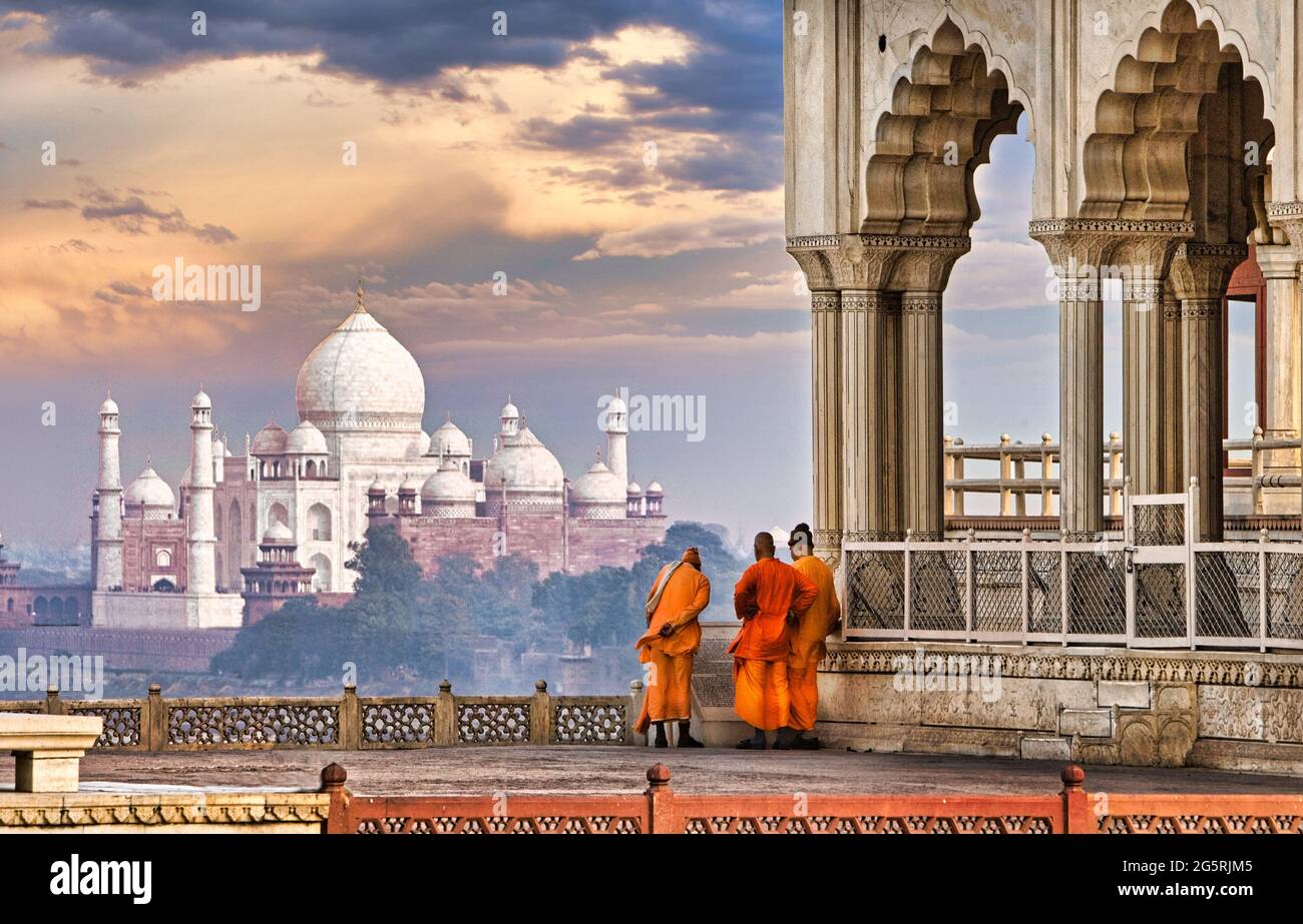 ファッションデザイナー from seen mahal Taj agra and photography stock hi-res fort 絵画