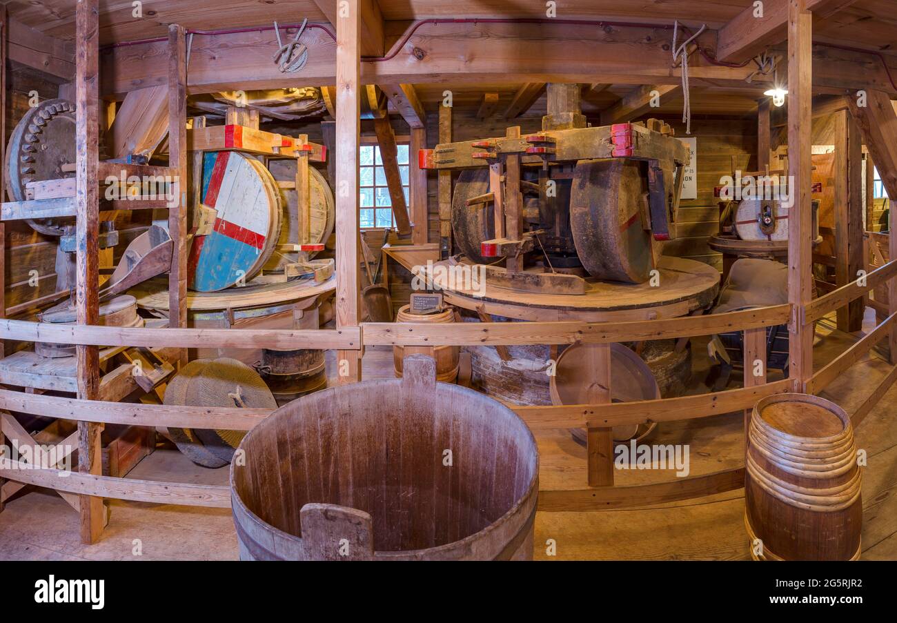 Millstones of De Huisman Stock Photo