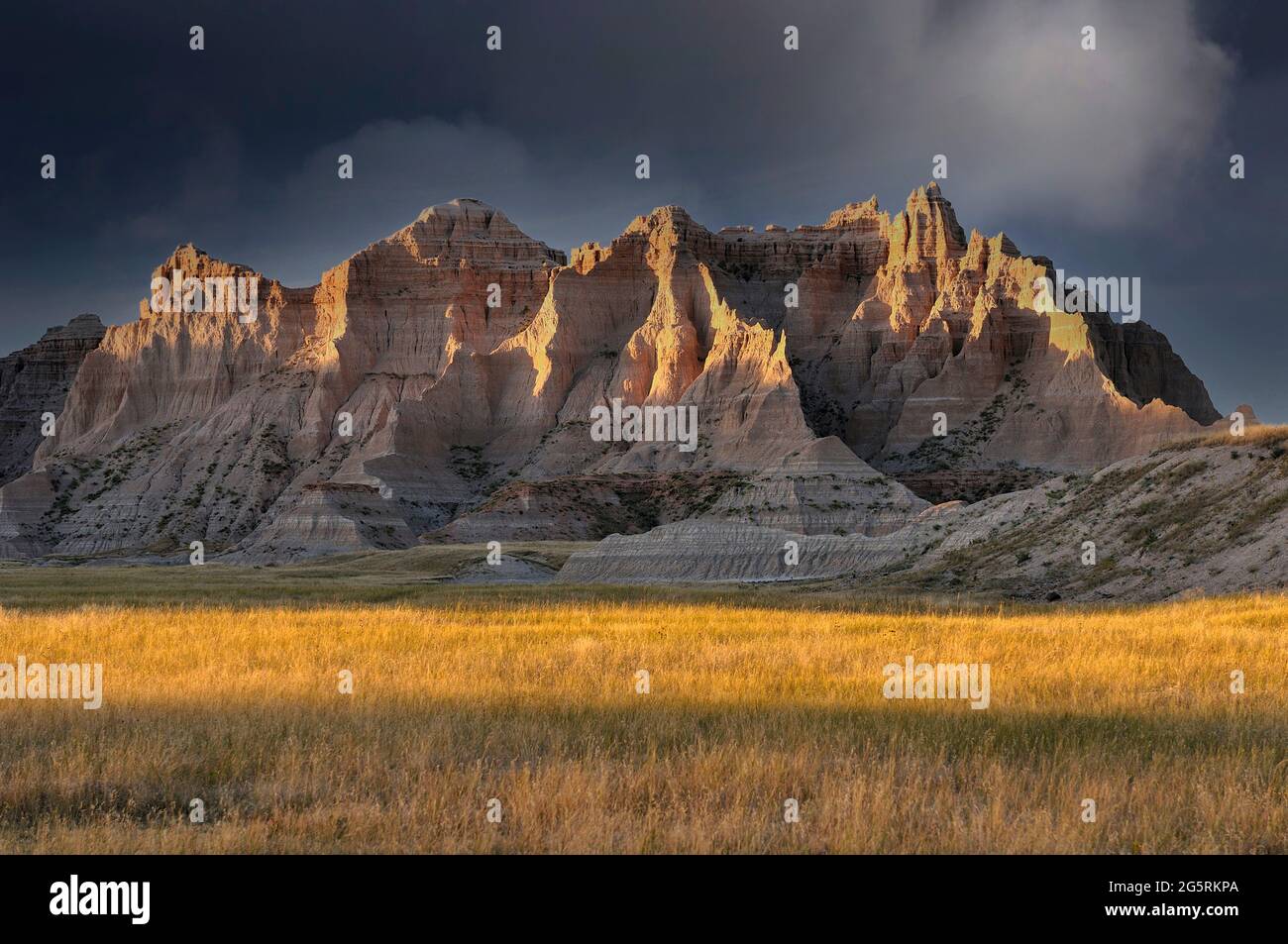 USA, South Dakota, Great Plains, Badlands National Park, Stock Photo