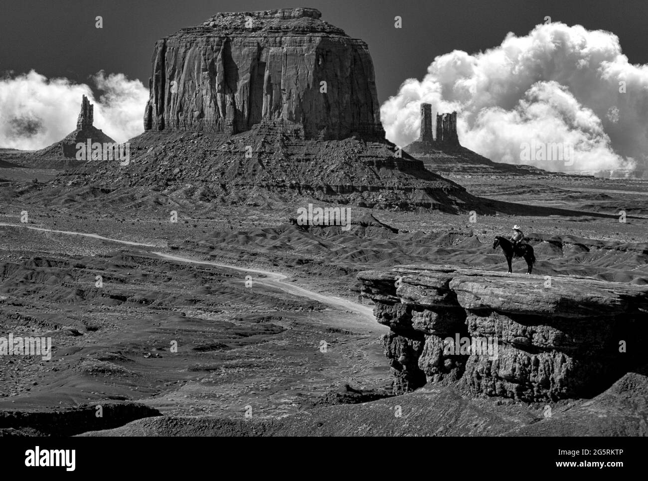 USA, Southwest, Colorado Plateau, Arizona, Monument Valley, Tribal Park, John Ford Point, Stock Photo