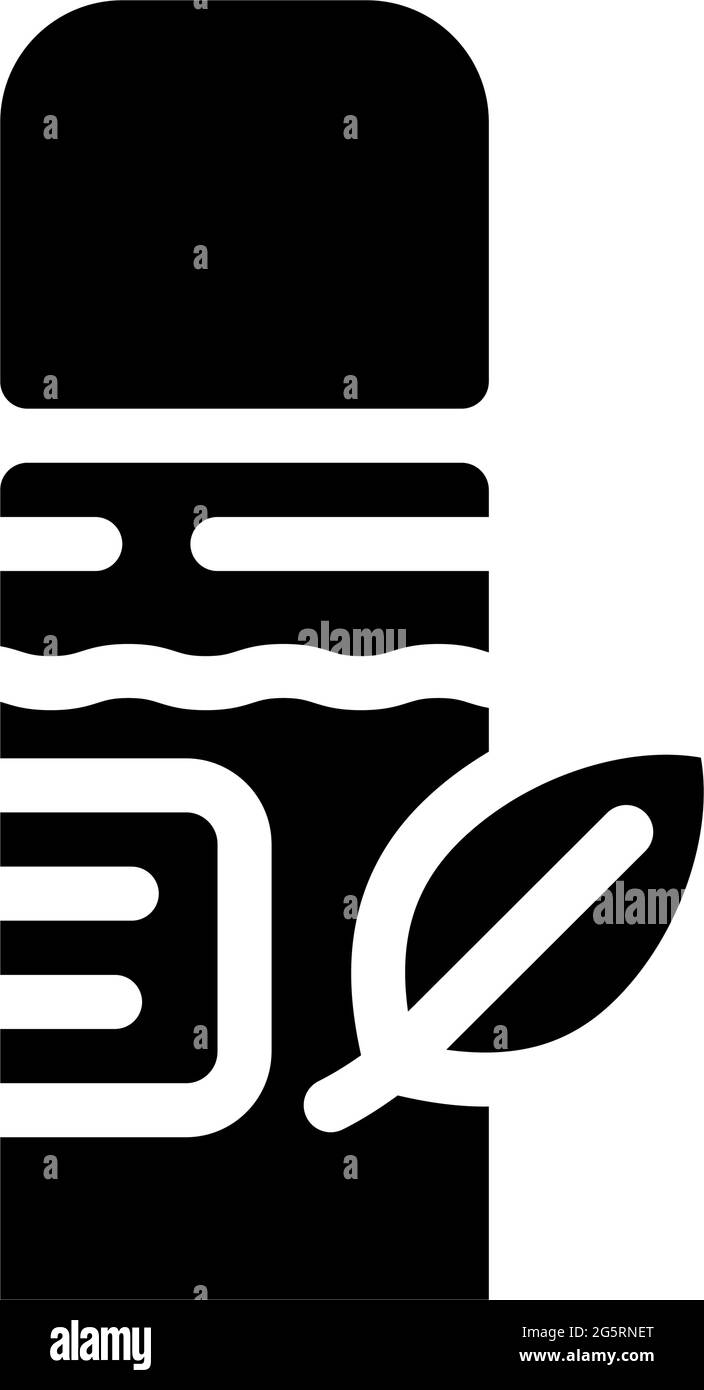 makeup setting spray glyph icon vector illustration Stock Vector Image ...