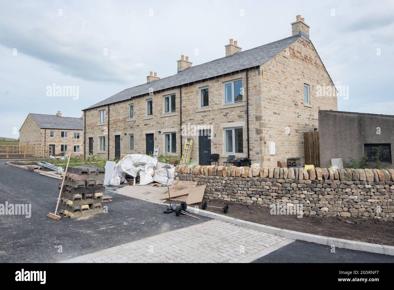 Long Preston new housing June 30th 2021 Stock Photo Alamy