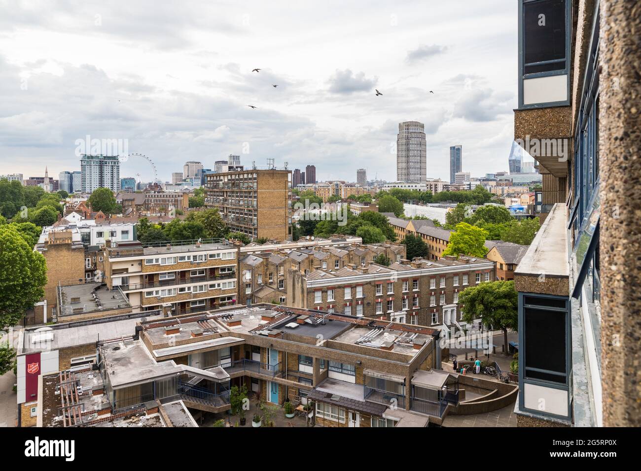 General view of the northern part of SE1, London Stock Photo