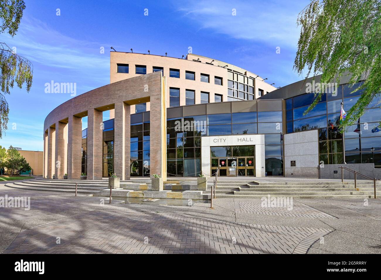 City Hall, Lethbridge, Alberta, Canada Stock Photo Alamy