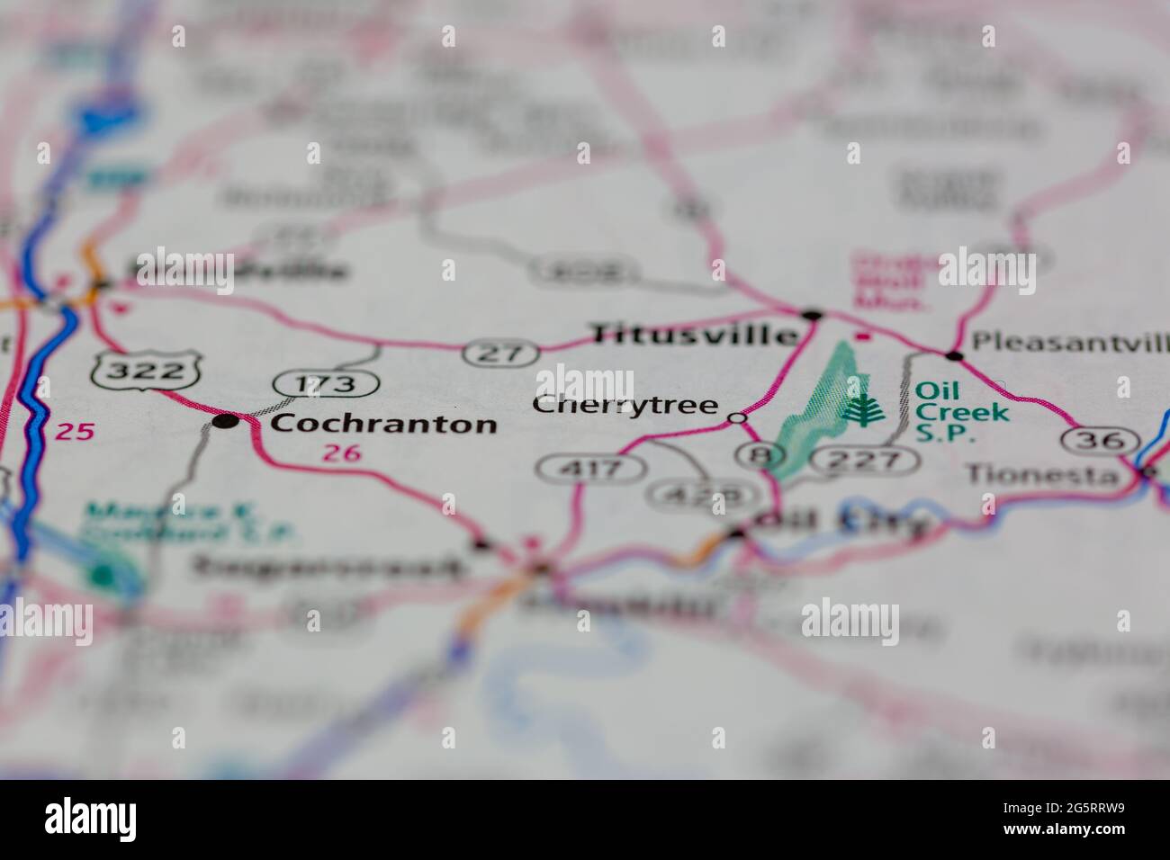 Map of cherrytree hires stock photography and images Alamy