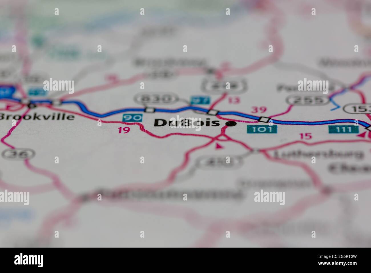 Map of dubois pennsylvania hires stock photography and images Alamy