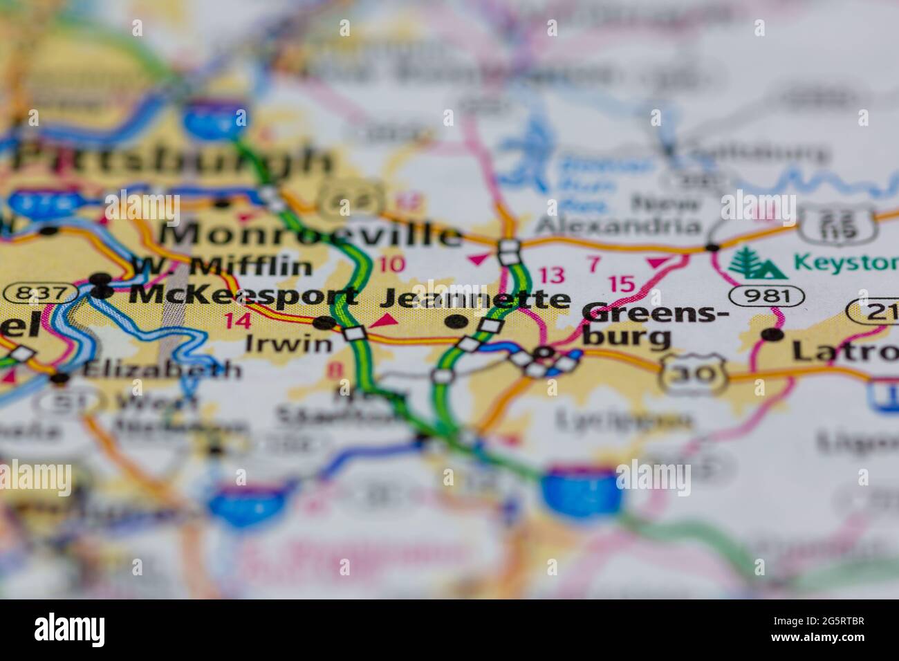 pennsylvania map hires stock photography and images Alamy