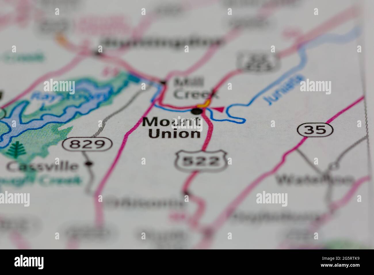 Mount union map hires stock photography and images Alamy