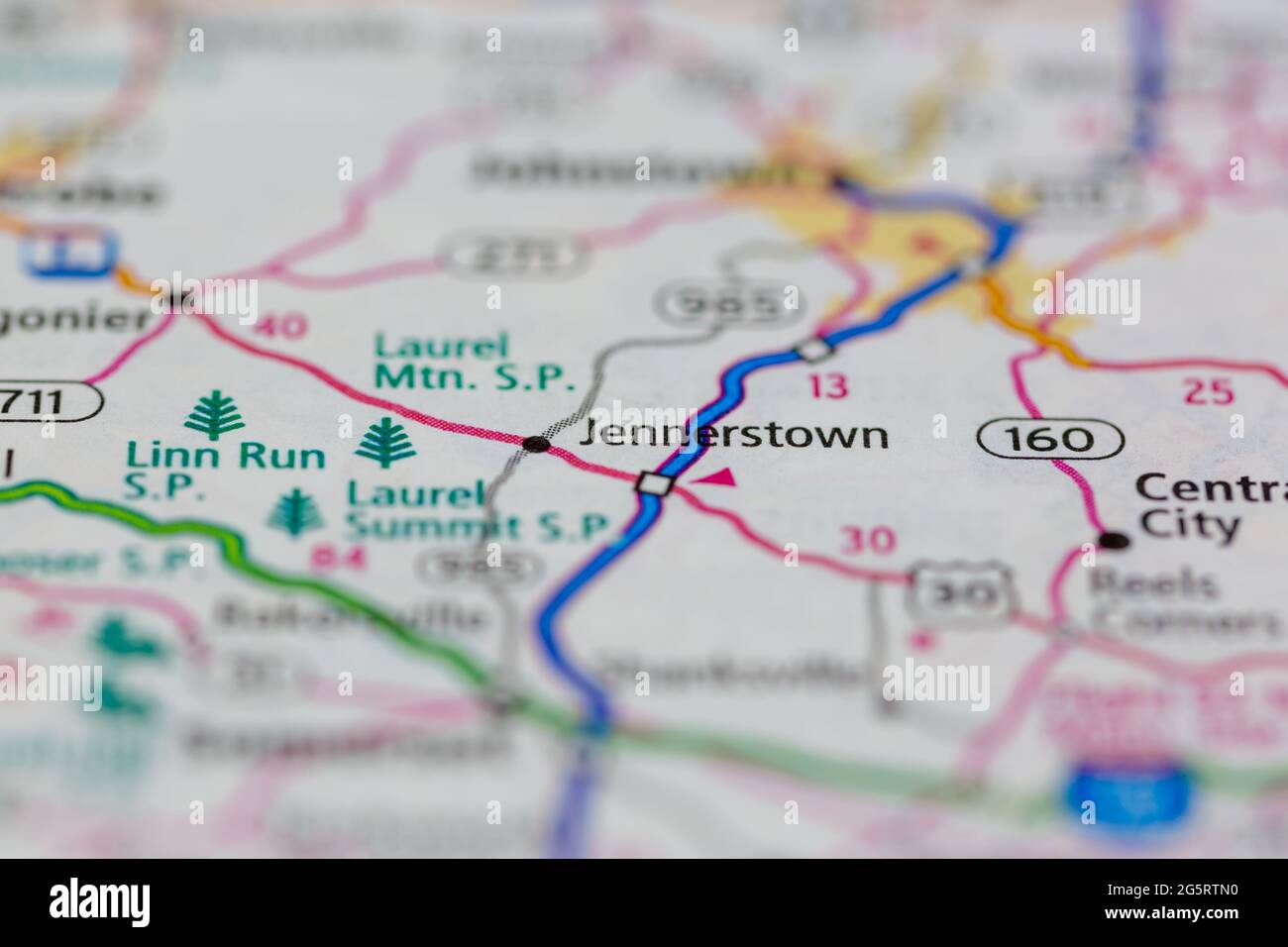 Jennerstown pennsylvania map hires stock photography and images Alamy