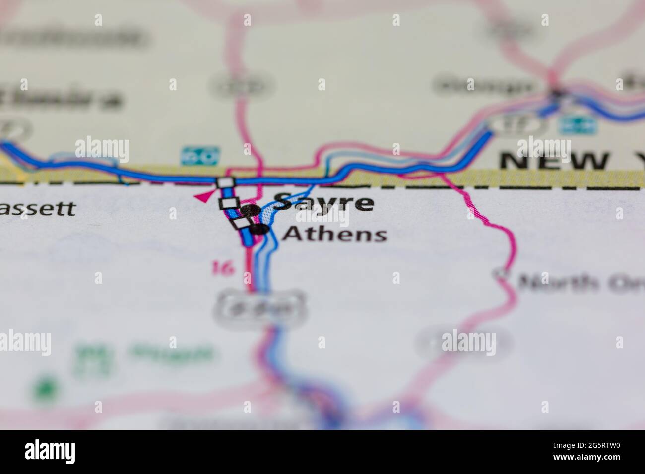 Sayre map hires stock photography and images Alamy