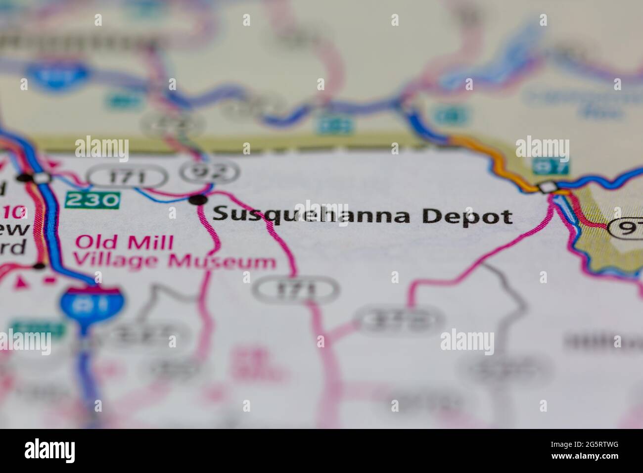 Susquehanna Depot Pennsylvania USA shown on a Geography map or Road map