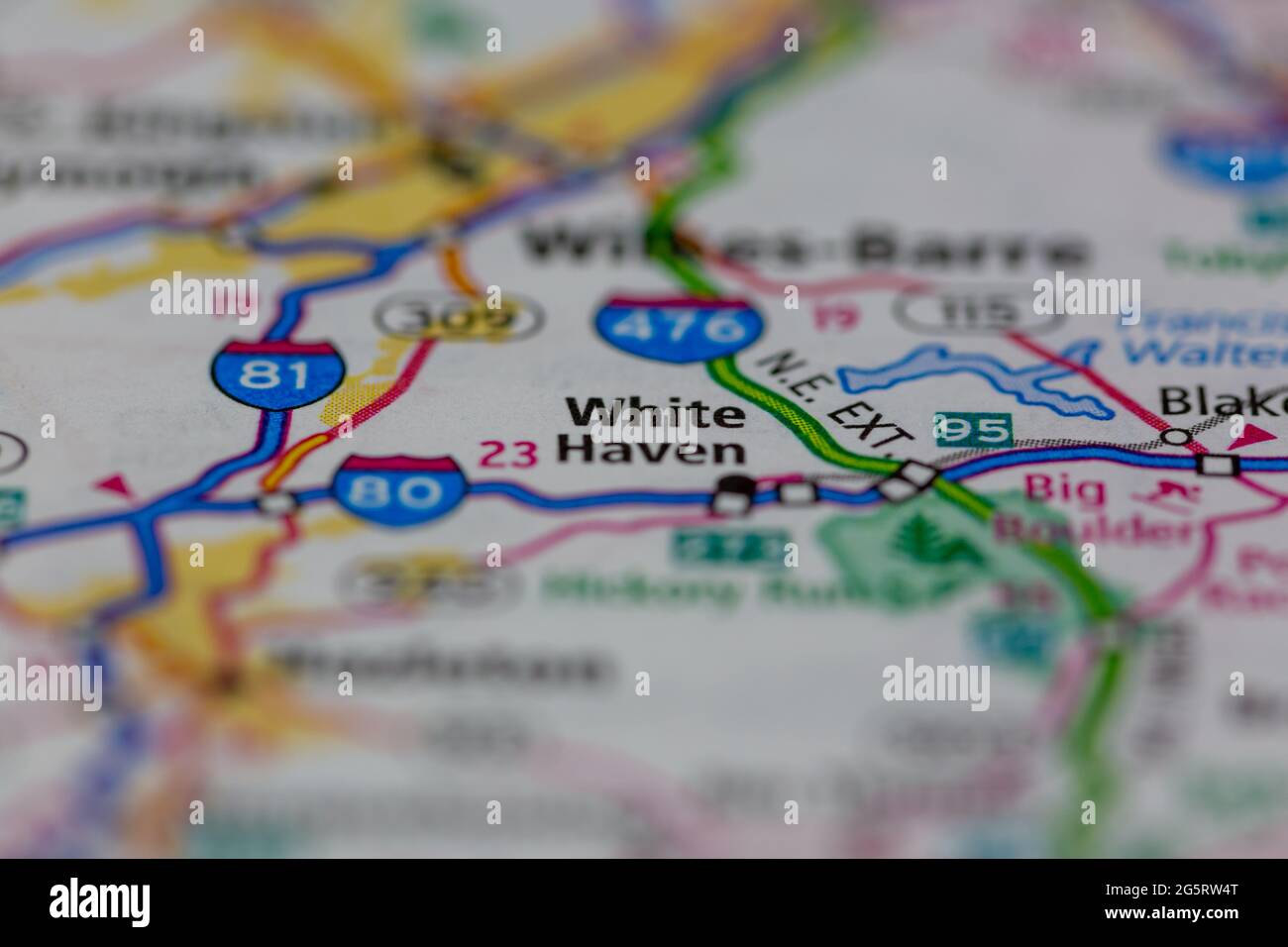 White haven on a map hires stock photography and images Alamy