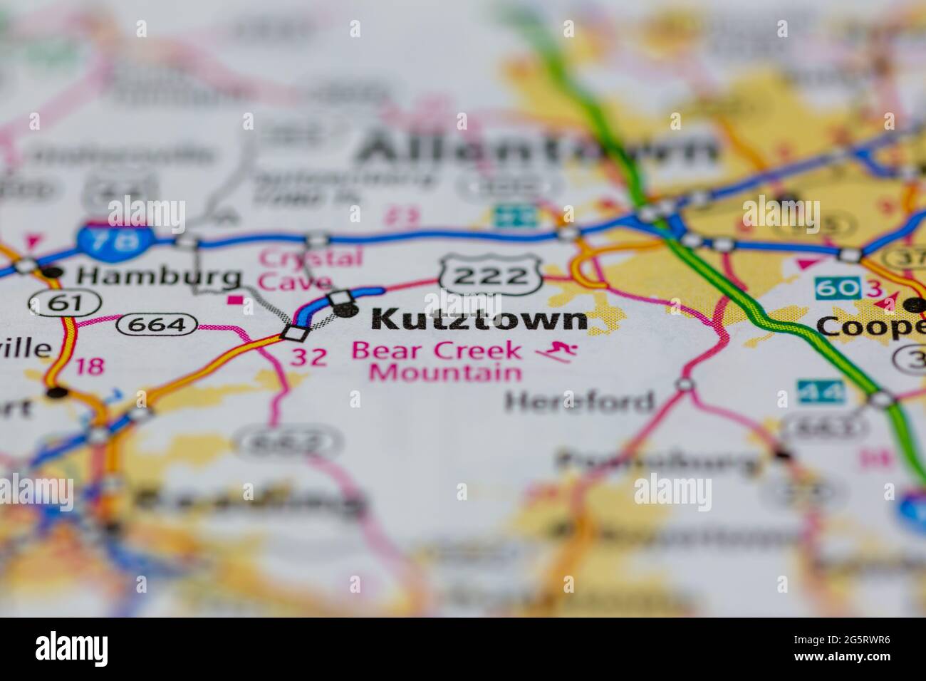 Map of kutztown hires stock photography and images Alamy