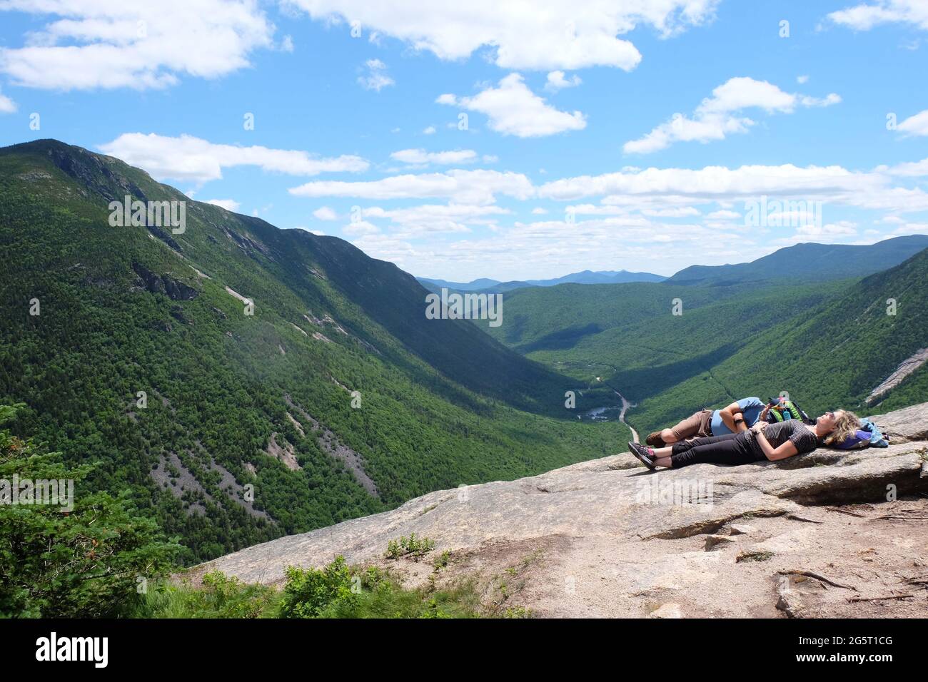 mt. willard hike in new hampshire Stock Photo - Alamy