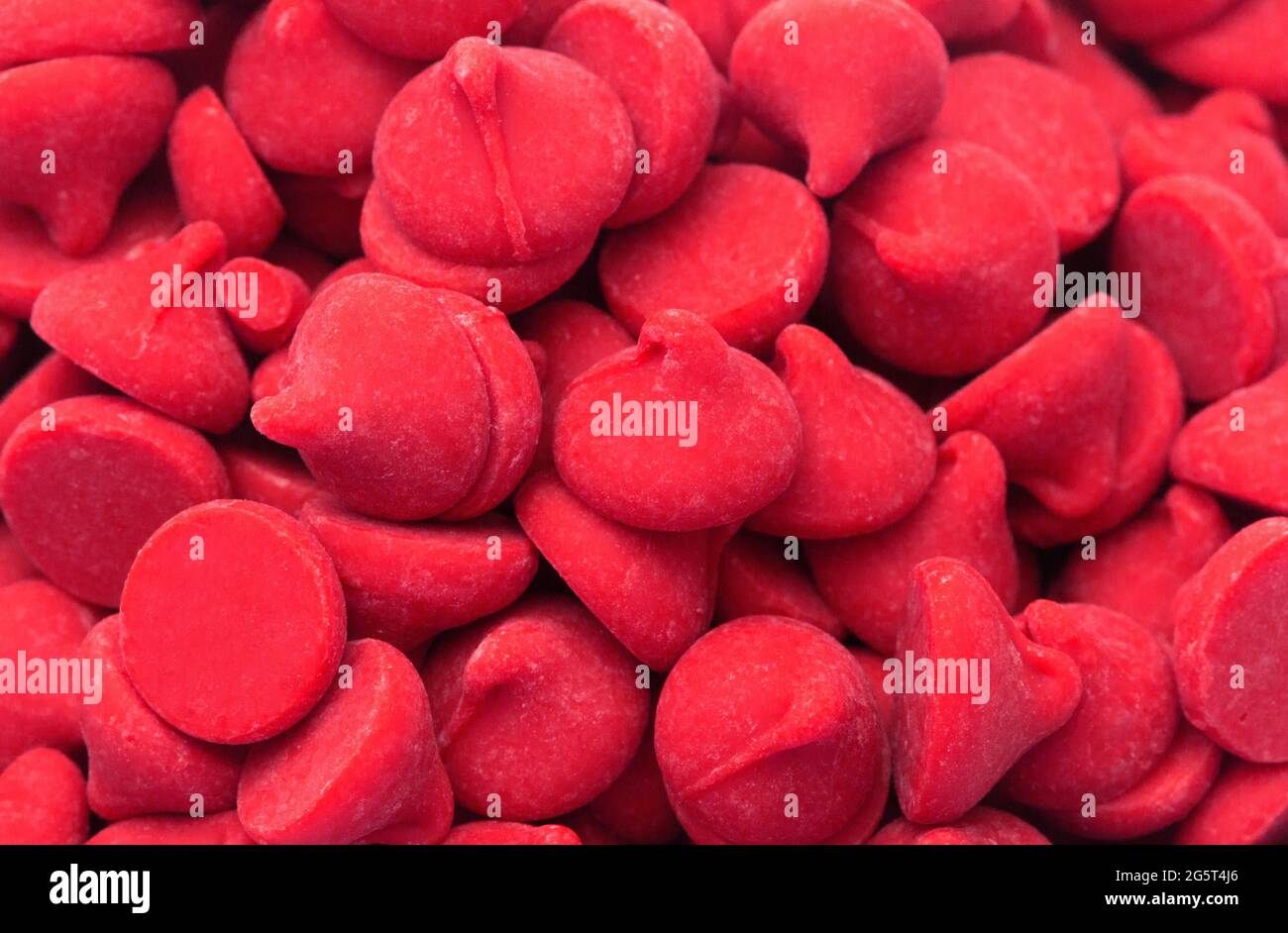 A Background of Gourmet Red Cherry Baking Chips Stock Photo - Alamy