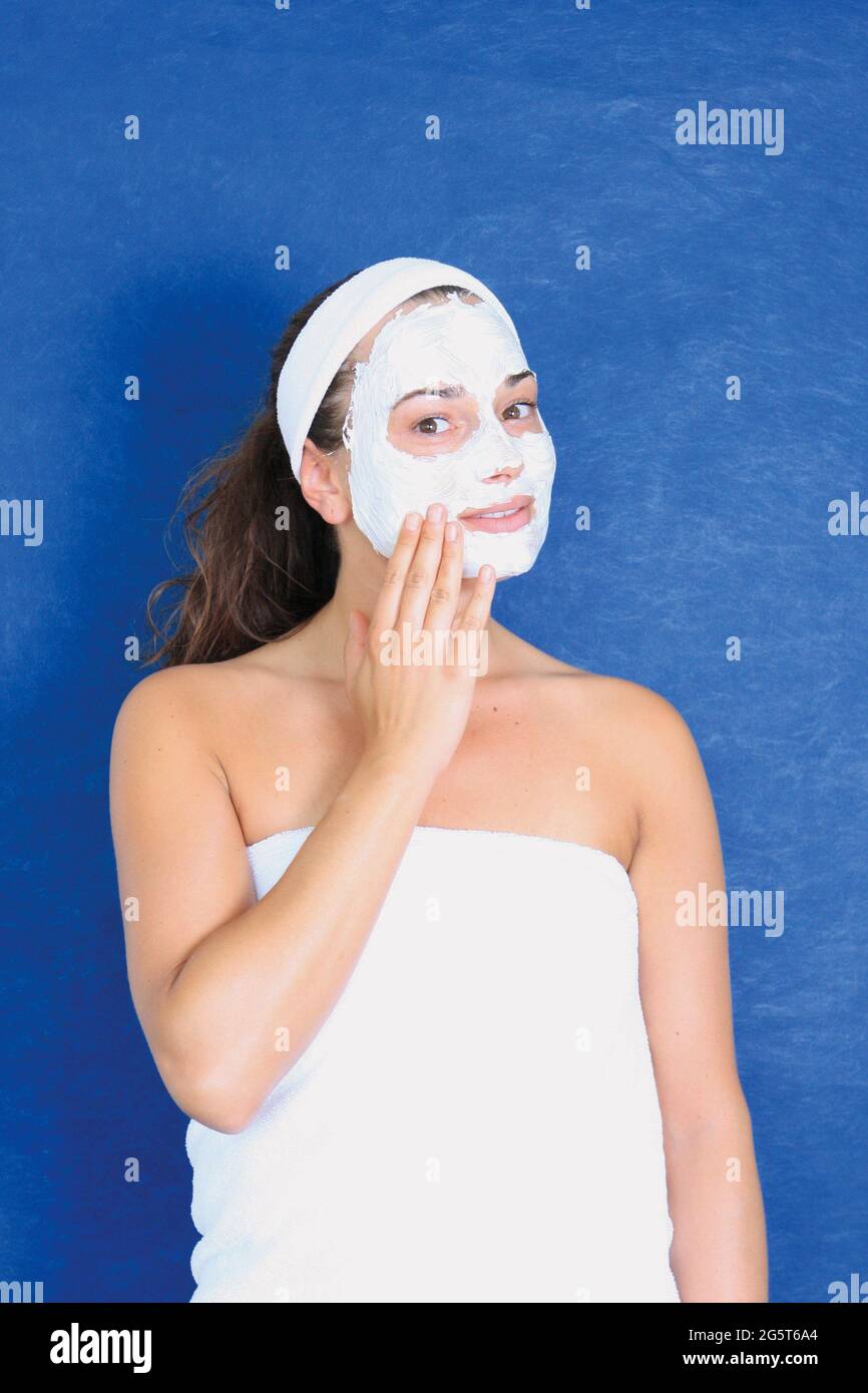 Back view of a young woman removing her bath towel stock photo (247306) -  YouWorkForThem