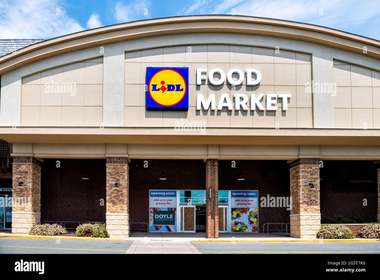 Charlottesville, USA April 29, 2021 Virginia college city with sign