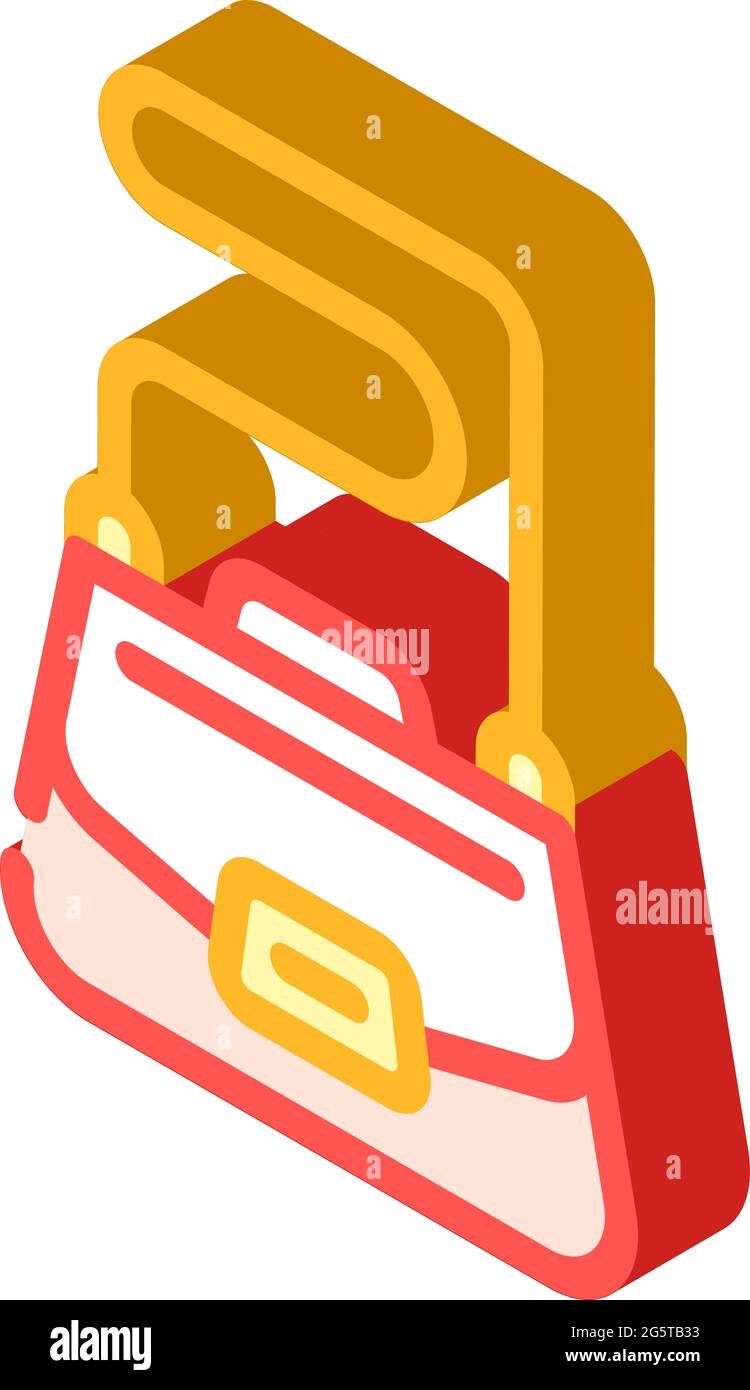 bag stylist isometric icon vector illustration Stock Vector Image & Art ...