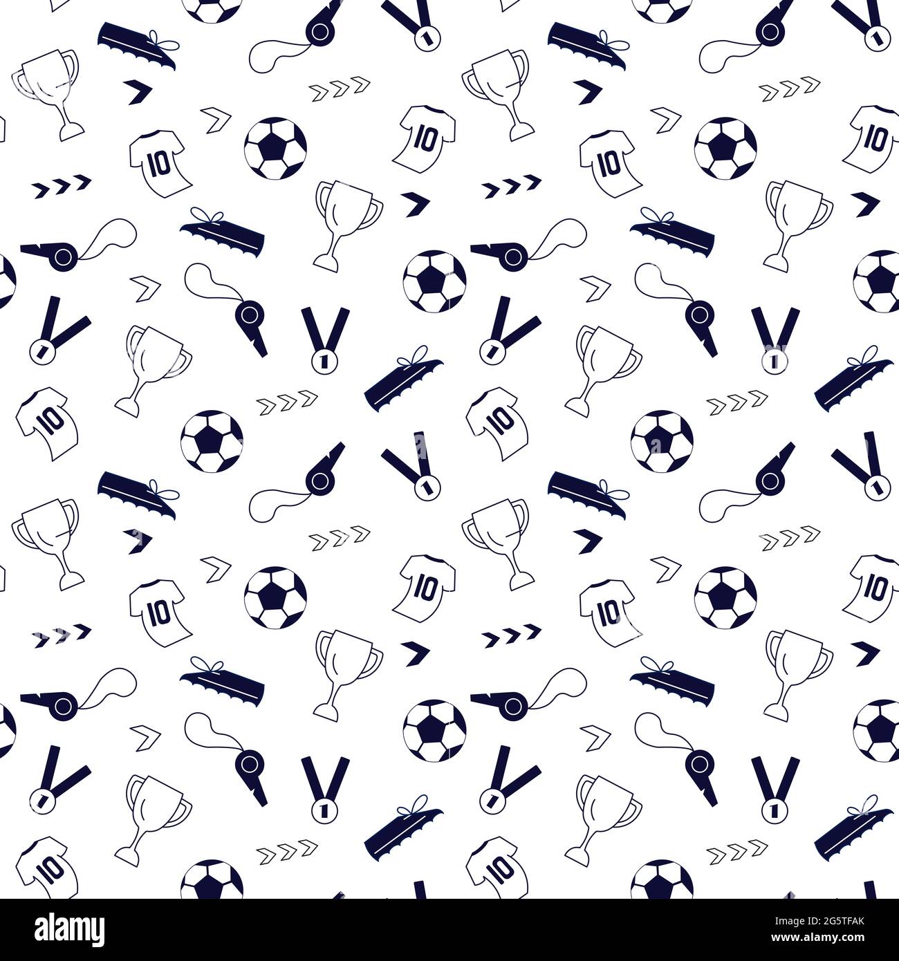 Seamless pattern from sport equipment and dynamics lines. Sport ...