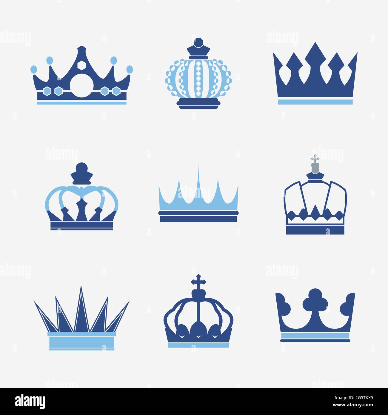 Crown With Jewels Stock Vector Images - Alamy