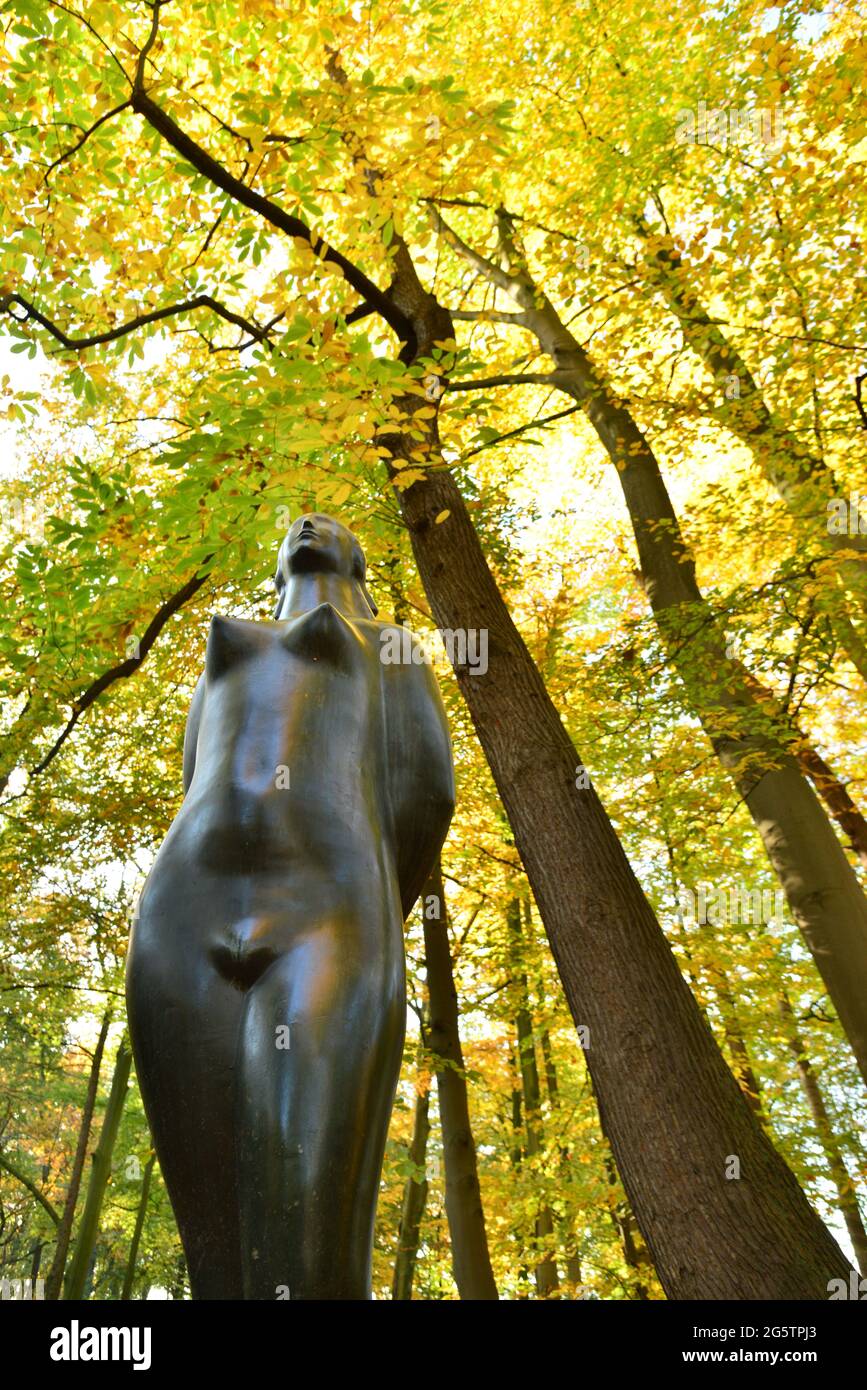 BELGIUM. ANTWERPEN. THE MIDDELHEIM OPEN AIR SCULPTURE MUSEUM, OPEN IN