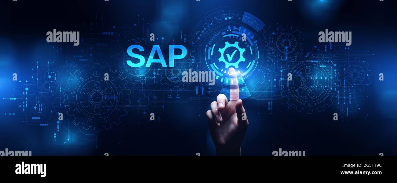 SAP software business process automation. ERP enterprise resource