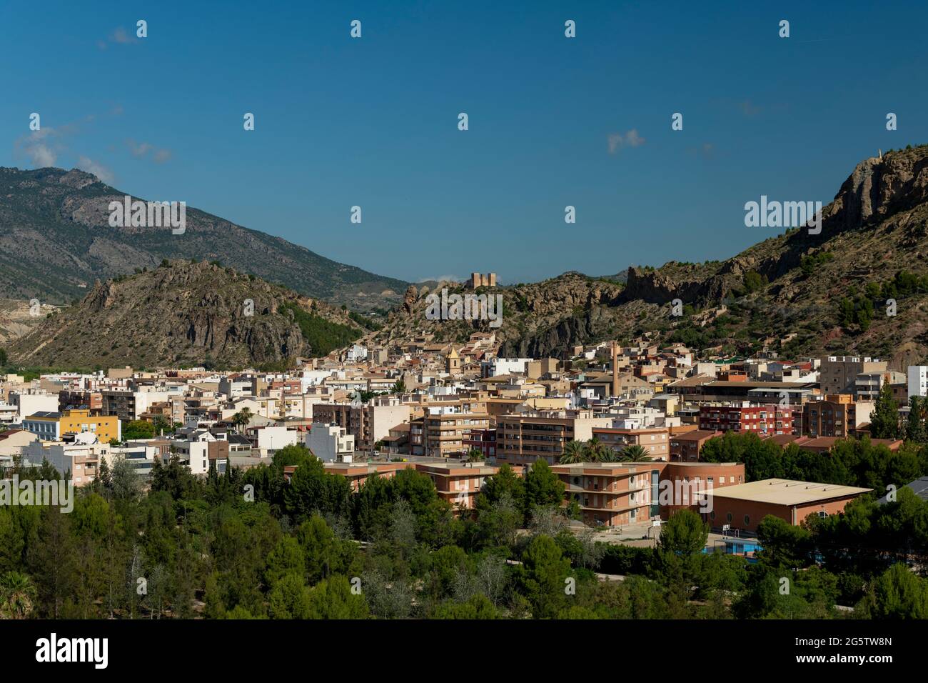 The little village of Blanca in Ricote valley , Murcia region, Spain Stock Photo