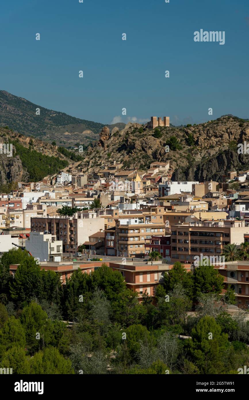 The little village of Blanca in Ricote valley , Murcia region, Spain Stock Photo
