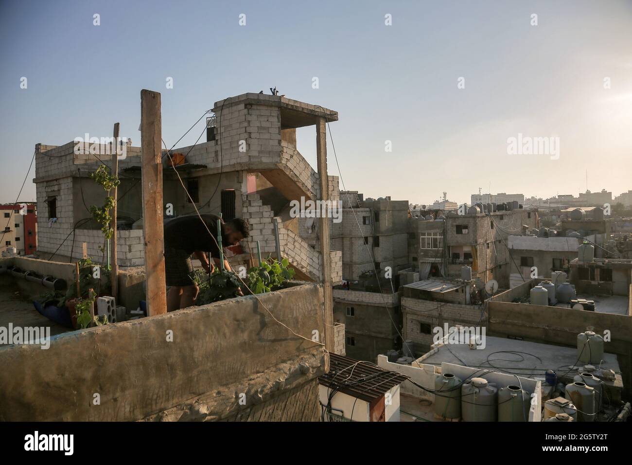 Beirut Lebanon 29th June 2021 Mahmoud A Young Palestinian Refugee