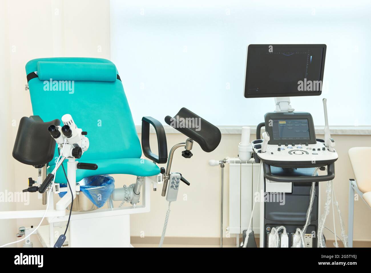 examination gynecological modern office. medical equipment Stock Photo