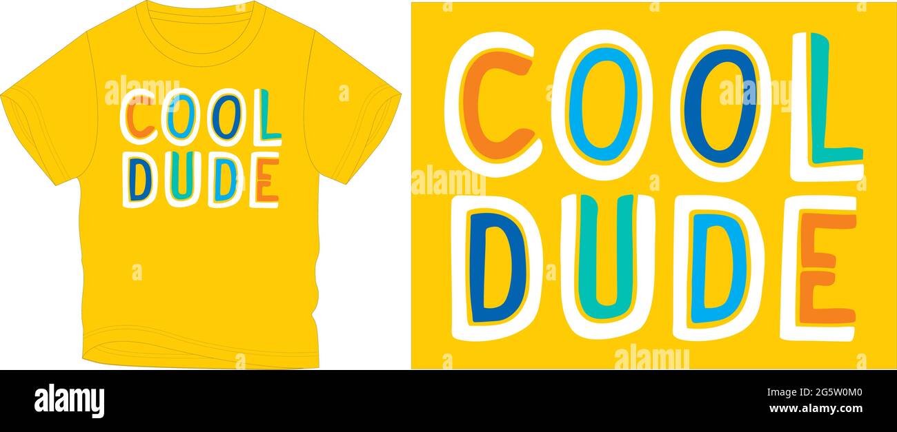 Cool dude colors graphic design vector illustration Stock Vector Image