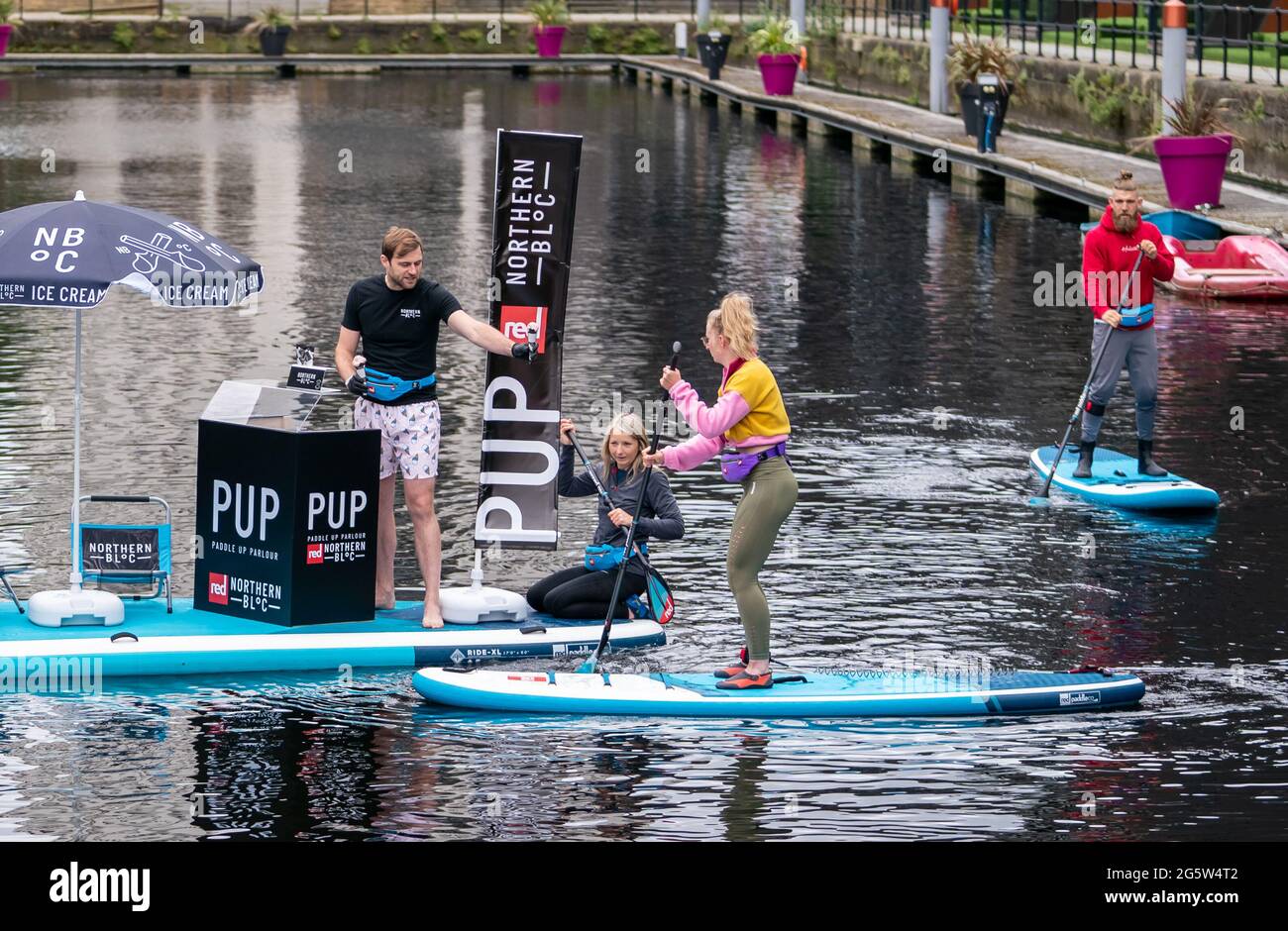 Ice creams are served from the Paddle Up Parlour (PUP), the world's
