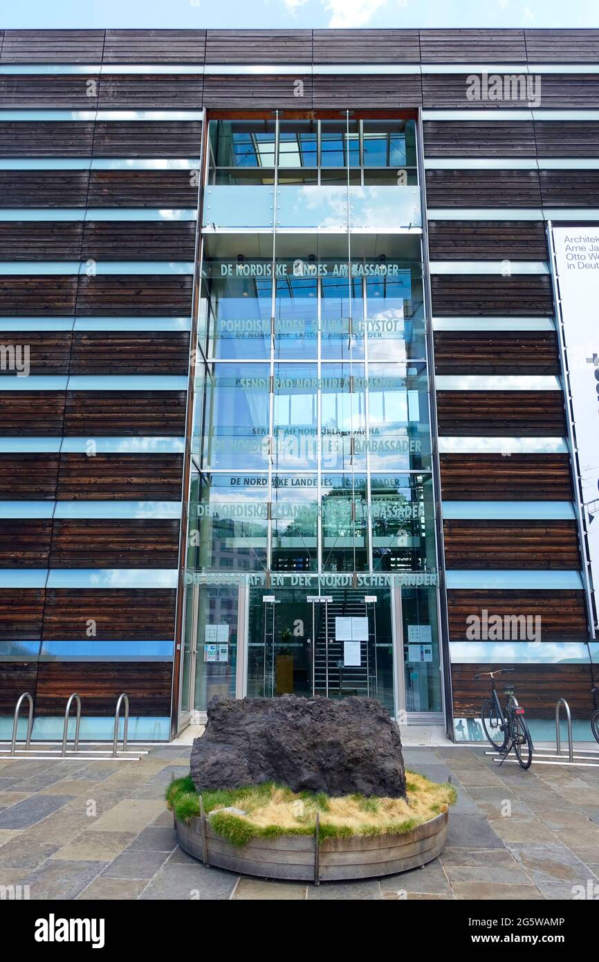 Nordic Embassies in Berlin, Germany Stock Photo