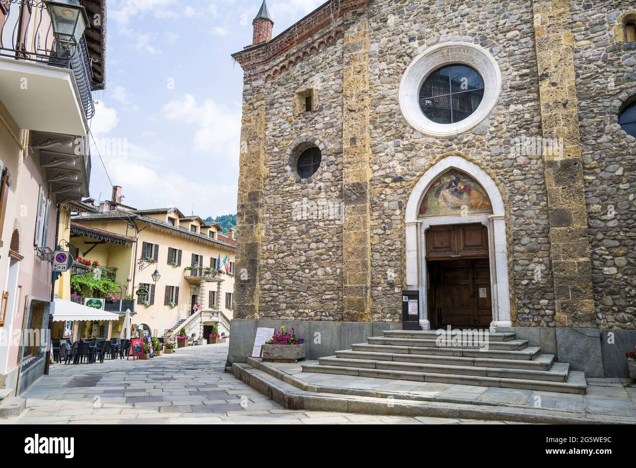 Italy, Piedmont, Limone Piemonte Stock Photo