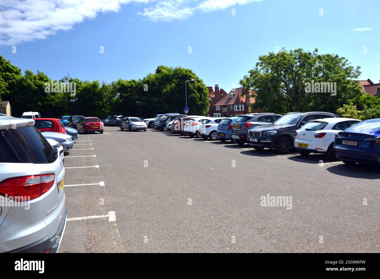 pay and display car park Stock Photo Alamy