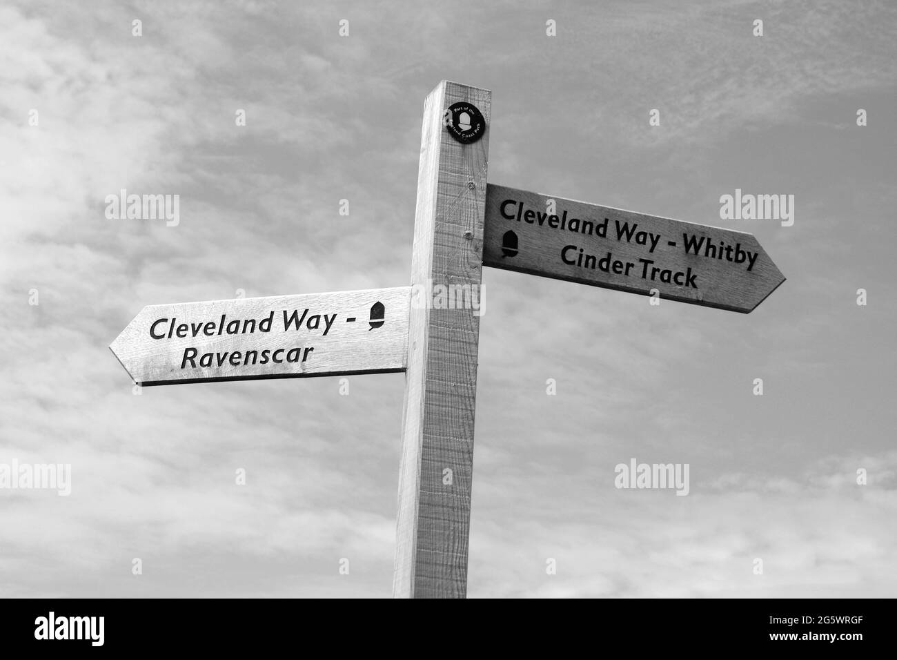 Cleveland Way National Trail Stock Photo