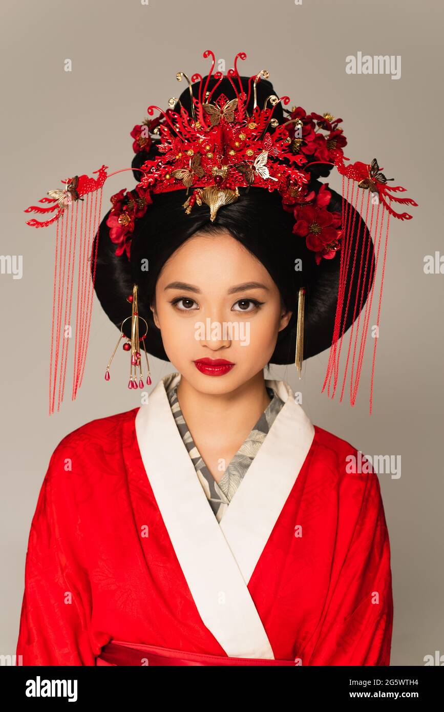 Japanese hairdo hi-res stock photography and images - Alamy