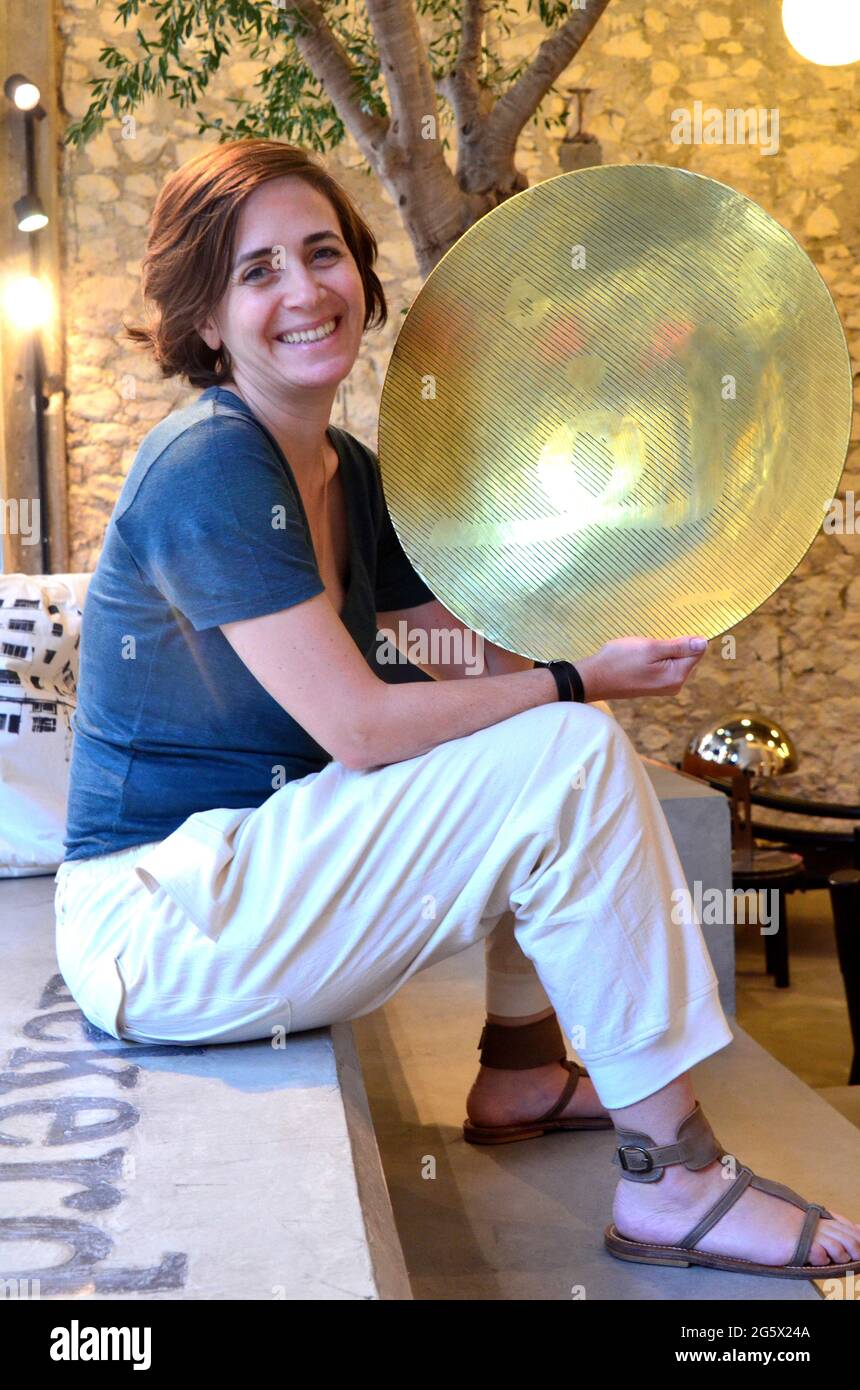 LEBANON. BEIRUT. PORTRAITS. THE DESIGNER KAREN CHEKERDJIAN HAS OPEN HER