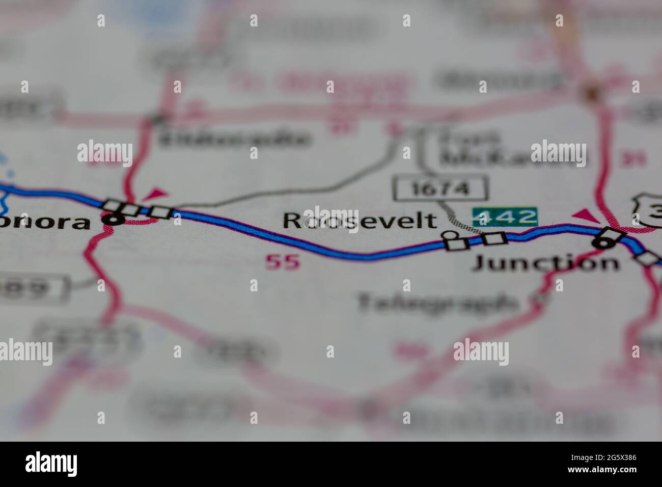 Map of roosevelt texas hires stock photography and images Alamy