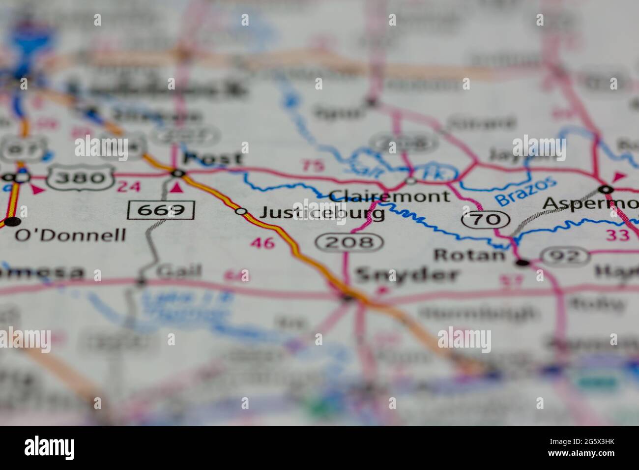 Map of justiceburg hires stock photography and images Alamy