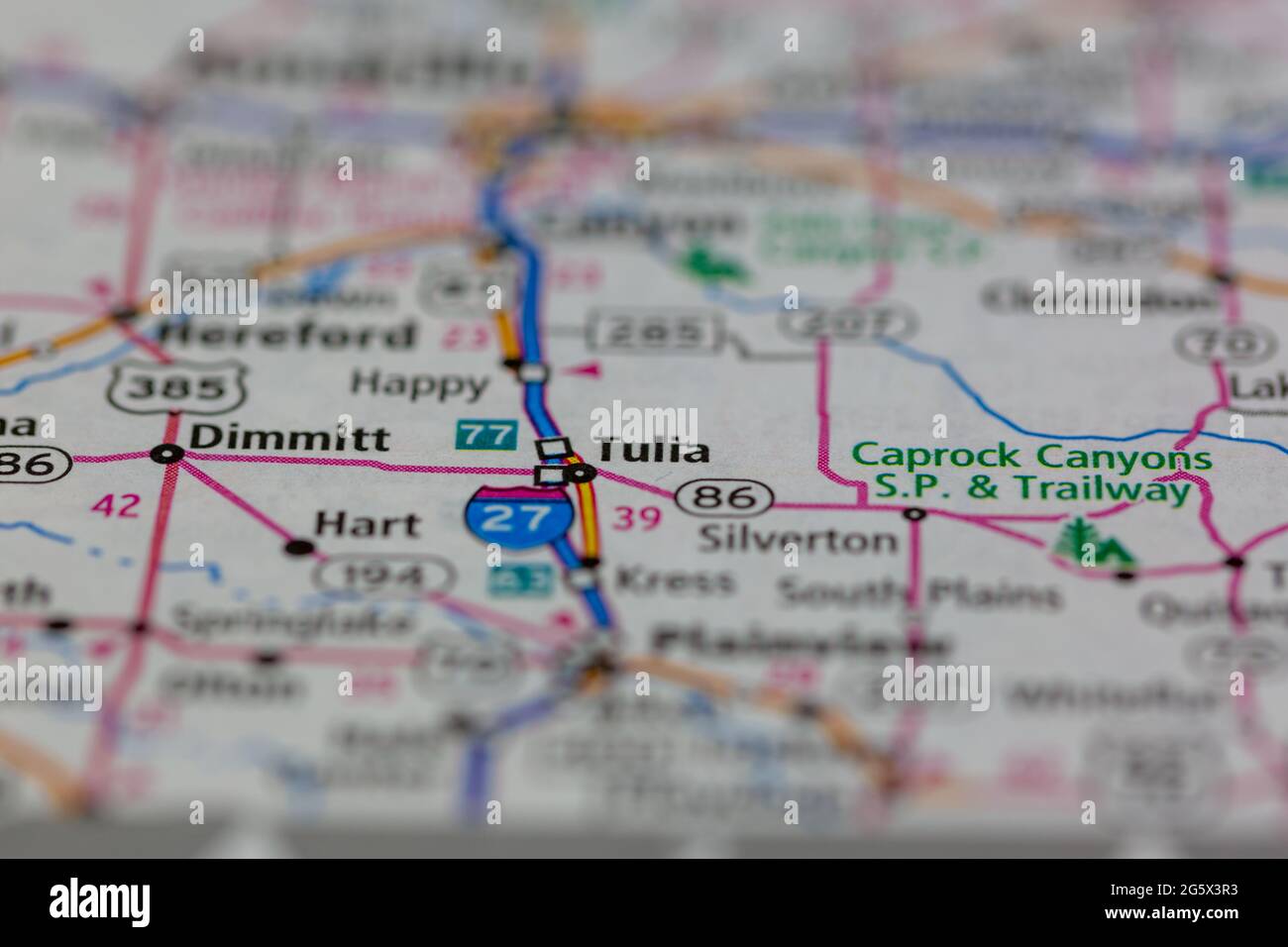 Tulia texas map hires stock photography and images Alamy