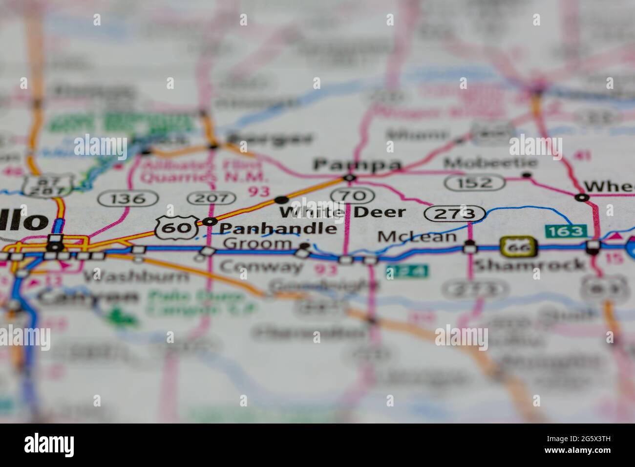 Map of white deer texas hires stock photography and images Alamy