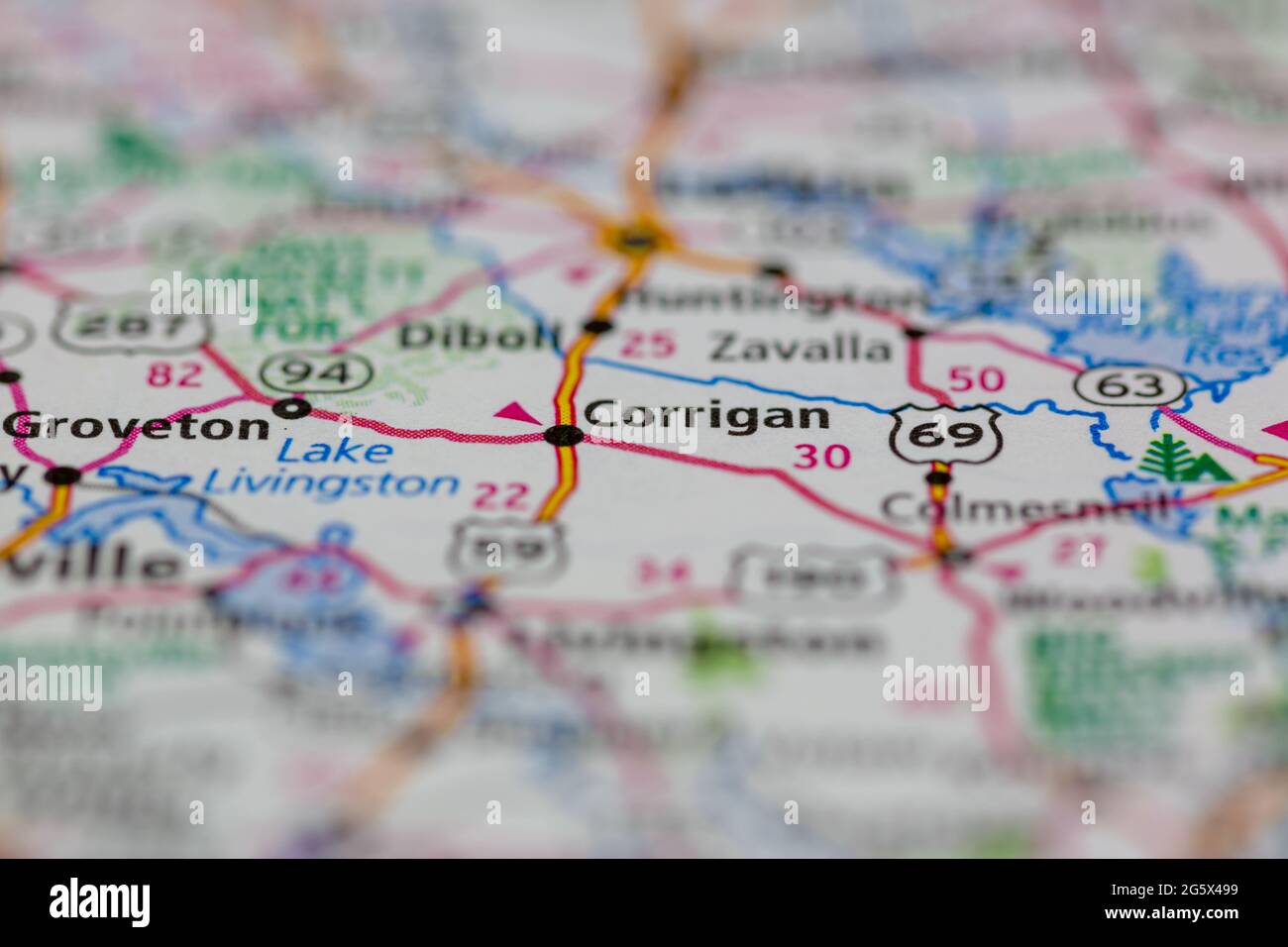 Map of corrigan hires stock photography and images Alamy